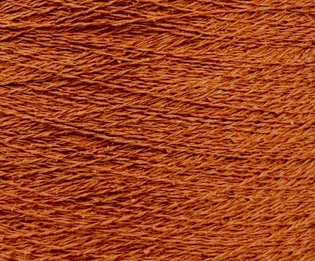 Toscano S.r.L. Art. Spezz 852 Nm 2/34 – Garn aus Seide, Baumwolle und Viskose col. 4288 Rost